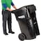 Otto Mobile Heavy Duty Trash Container, 65 Gallon, Black 6956060F-B41 - alternate 5